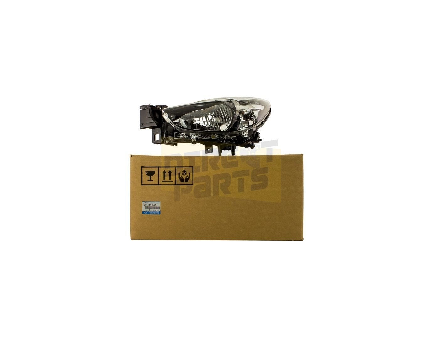 Mazda 2 koplamp Links (halogeen/H4) Origineel  DB5J510L0A