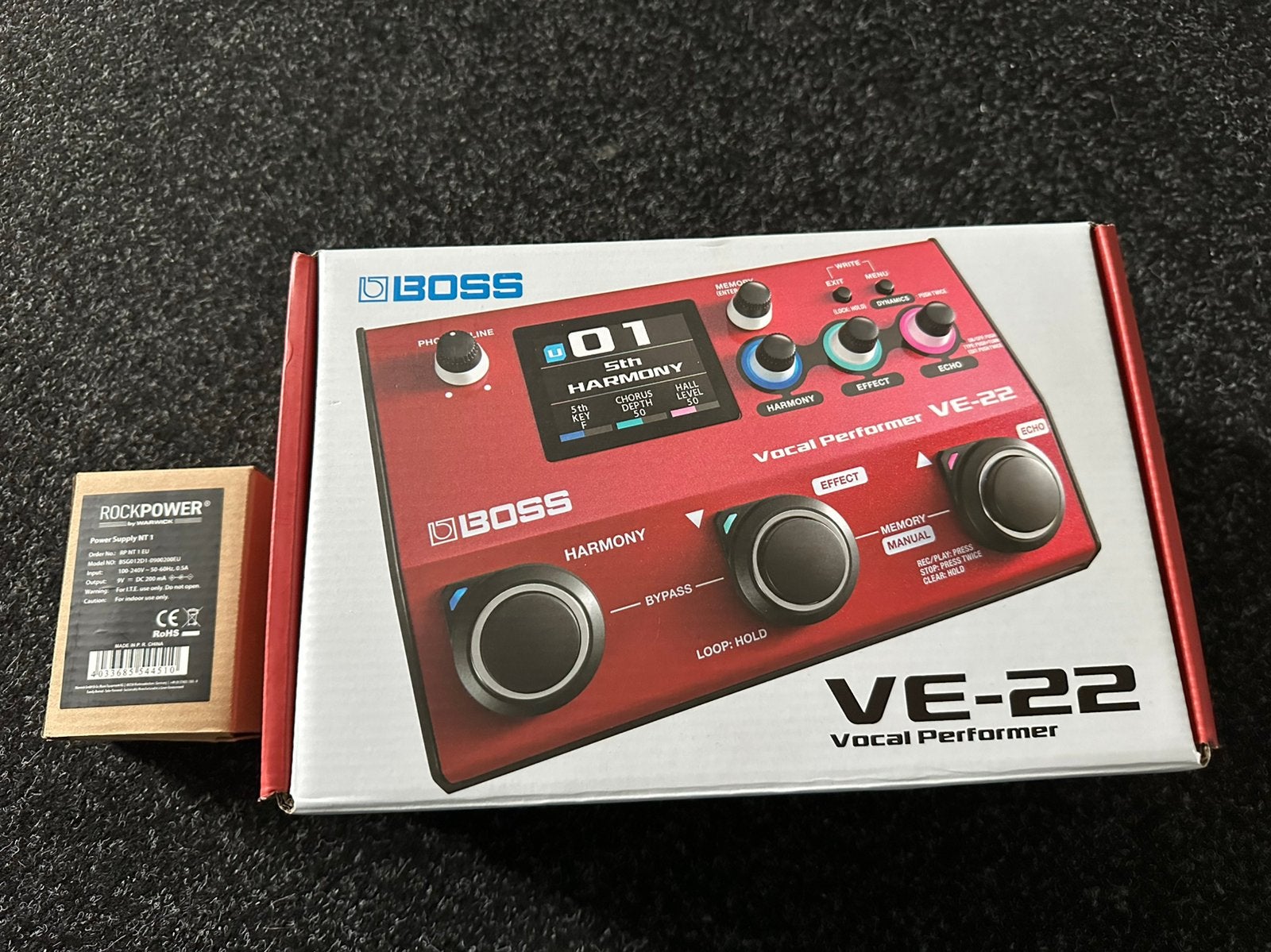 BOSS VE-22 VOCAL PERFORMER ➕ Rockpower Adapter, Muziek en Instrumenten, Ophalen of Verzenden, Nieuw, Overige typen