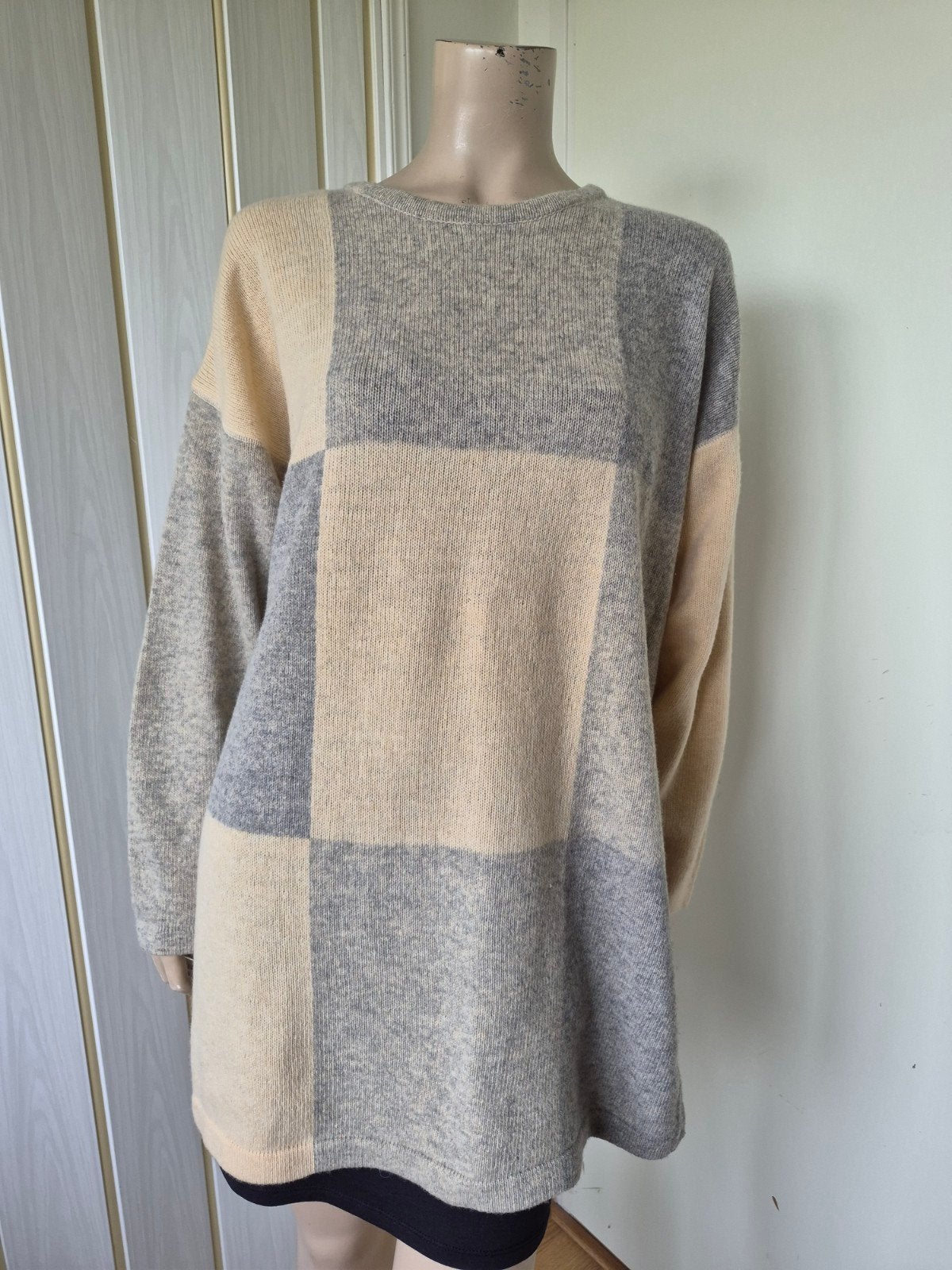 Cozy Lecomte oversized trui met lamswol maat 44/XXL, Kleding | Dames, Beige, Maat 42/44 (L), Ophalen of Verzenden, Zo goed als nieuw