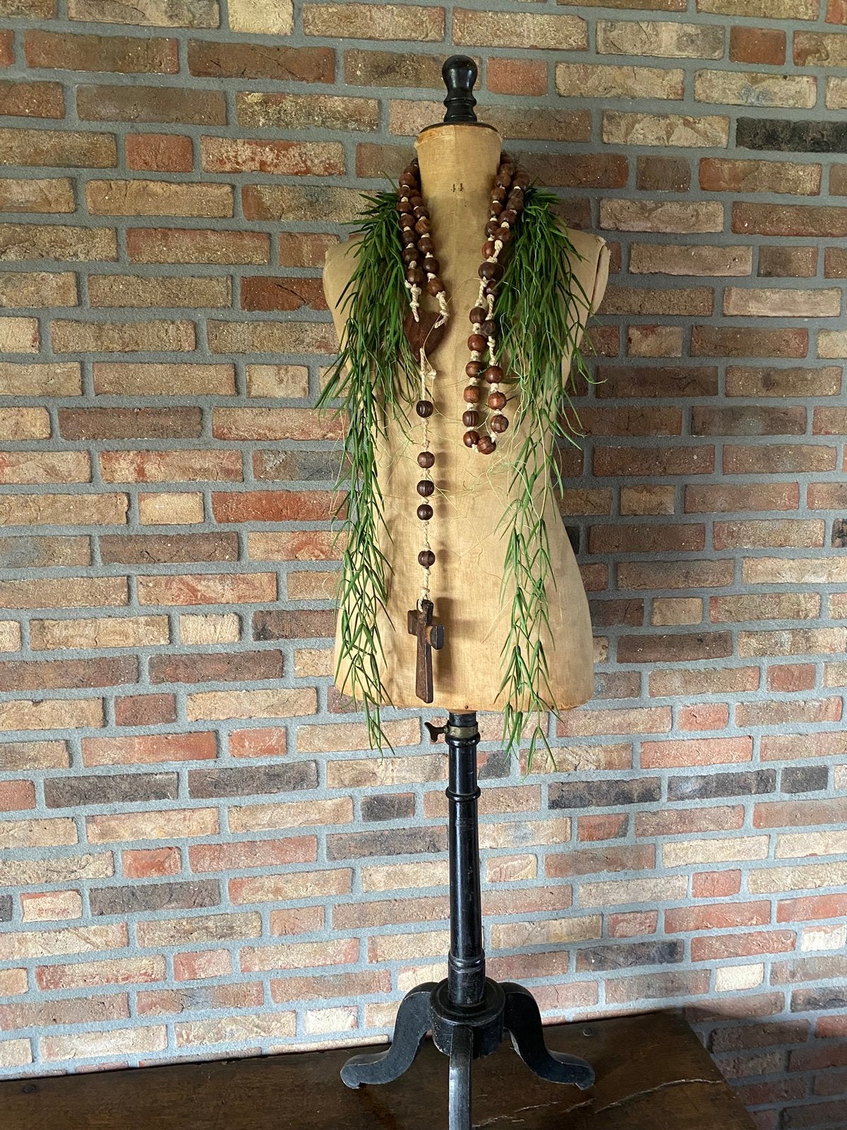 Brocante oude Franse paspop, Ophalen