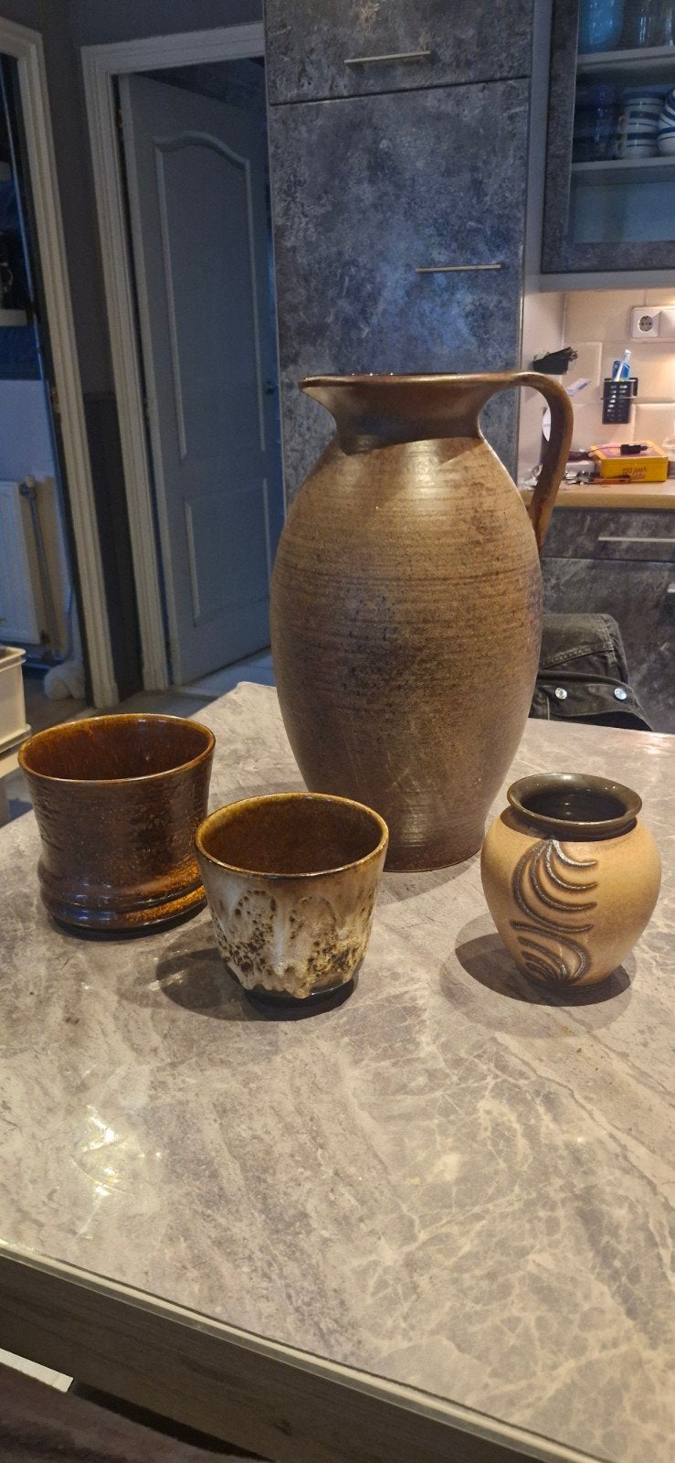 west germany vaas & bloempotten, Antiek en Kunst, Antiek | Keramiek en Aardewerk, Ophalen