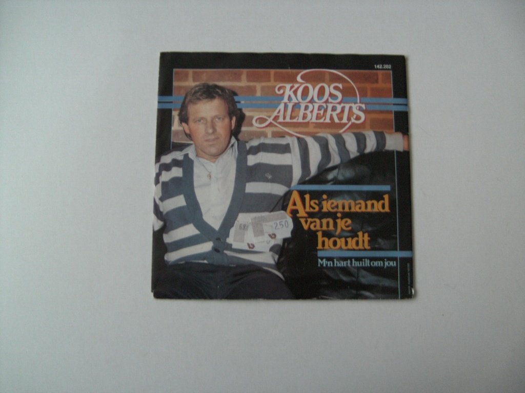 Koos alberts kant a: als iemand van je houdt, Ophalen of Verzenden, Zo goed als nieuw, Nederlandstalig