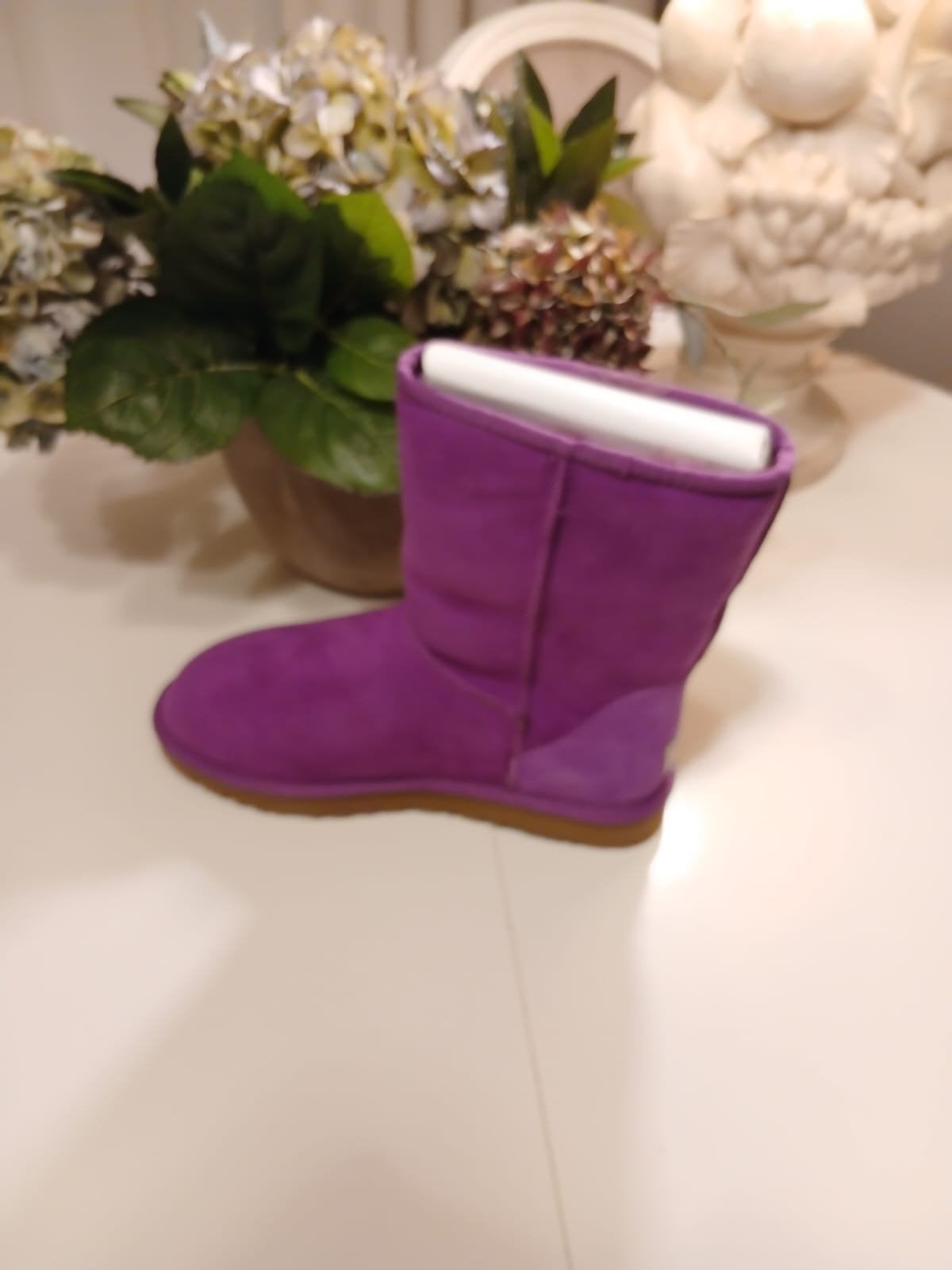 UGG Australia Classic Short Dameslaarzen Paars Maat 40, Overige kleuren, Lage of Enkellaarzen, Nieuw, Ophalen of Verzenden