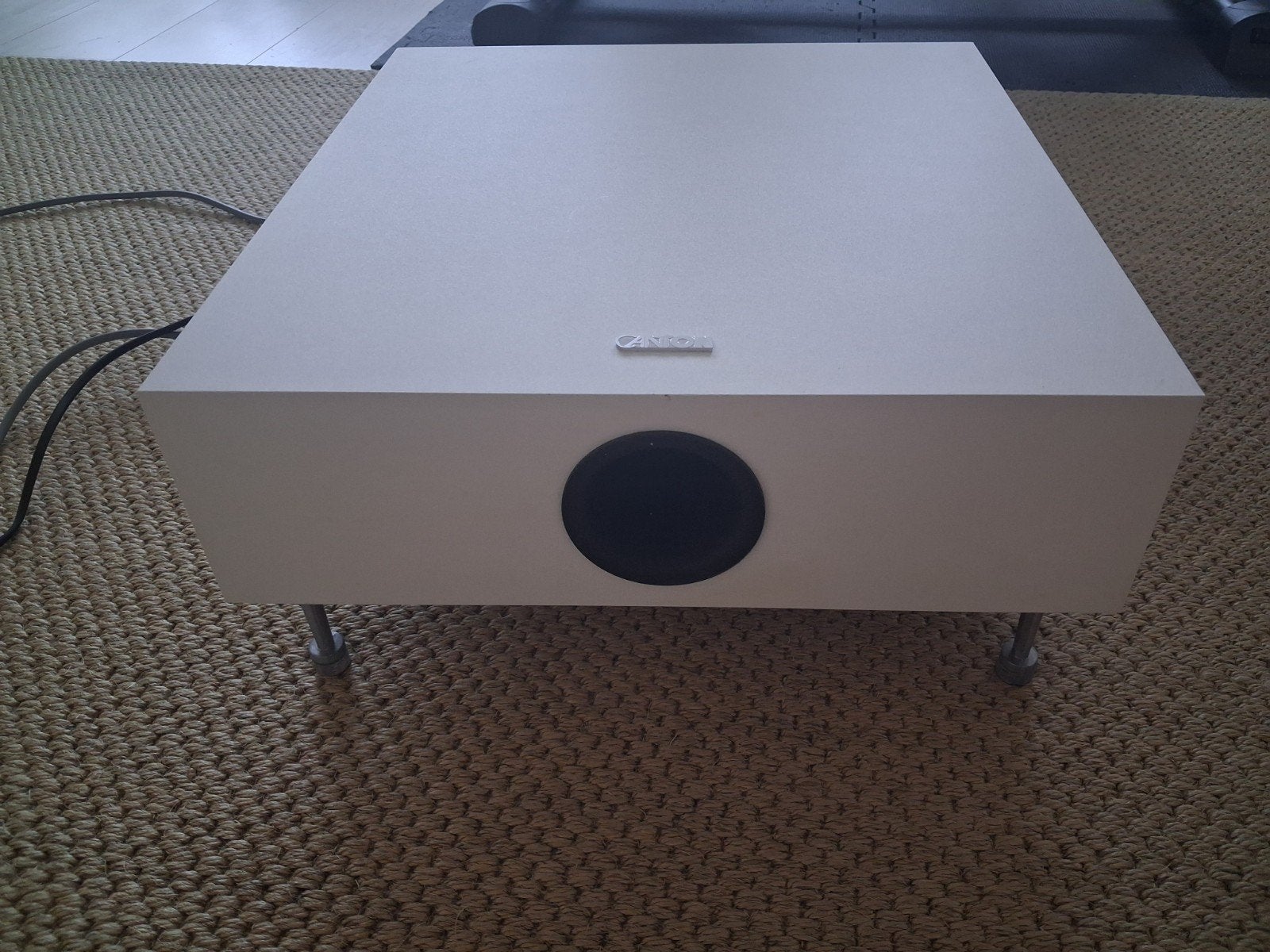 Canton ASF 75 SC Powered Subwoofer - Wit, Ophalen of Verzenden, Gebruikt, Overige typen, Canton