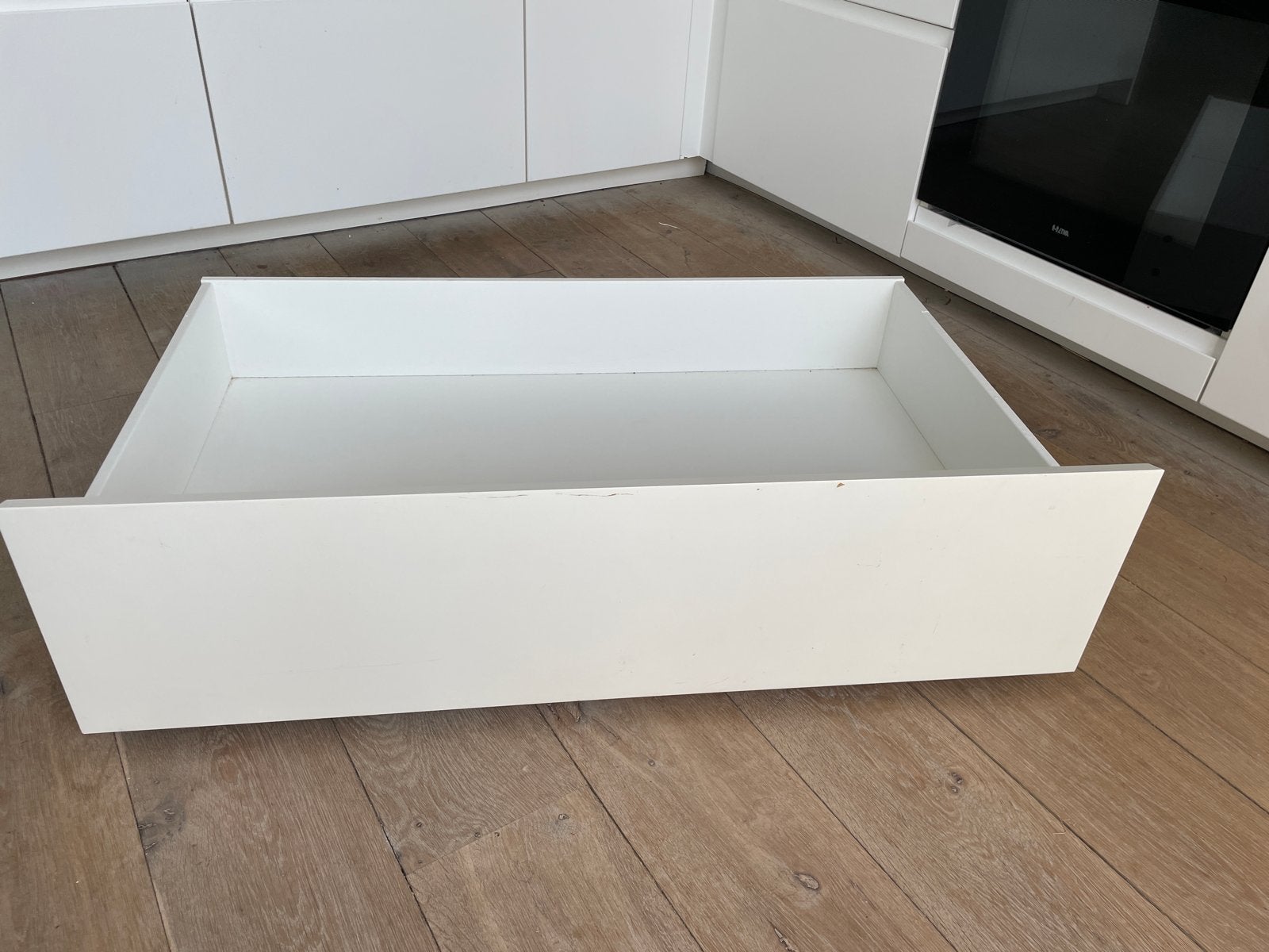 IKEA Malm bedlade (lade voor bed), Huis en Inrichting, Ophalen, Overige materialen, Gebruikt, Eenpersoons