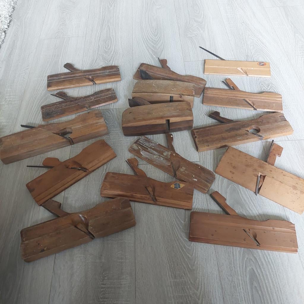Schaven hout 15 stuks in 1 koop, Ophalen of Verzenden, Gebruikt