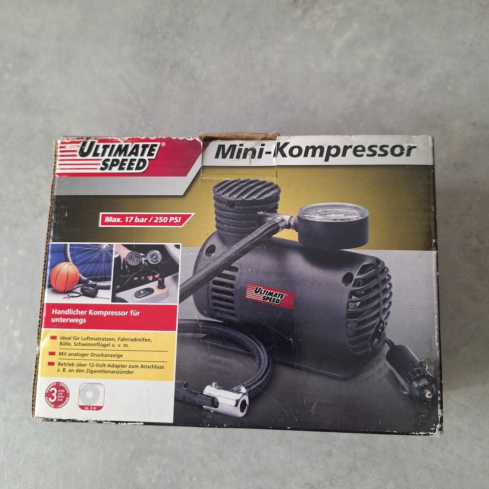 mini kompressor, Verzenden, Minder dan 600 watt, Vlakschuurmachine