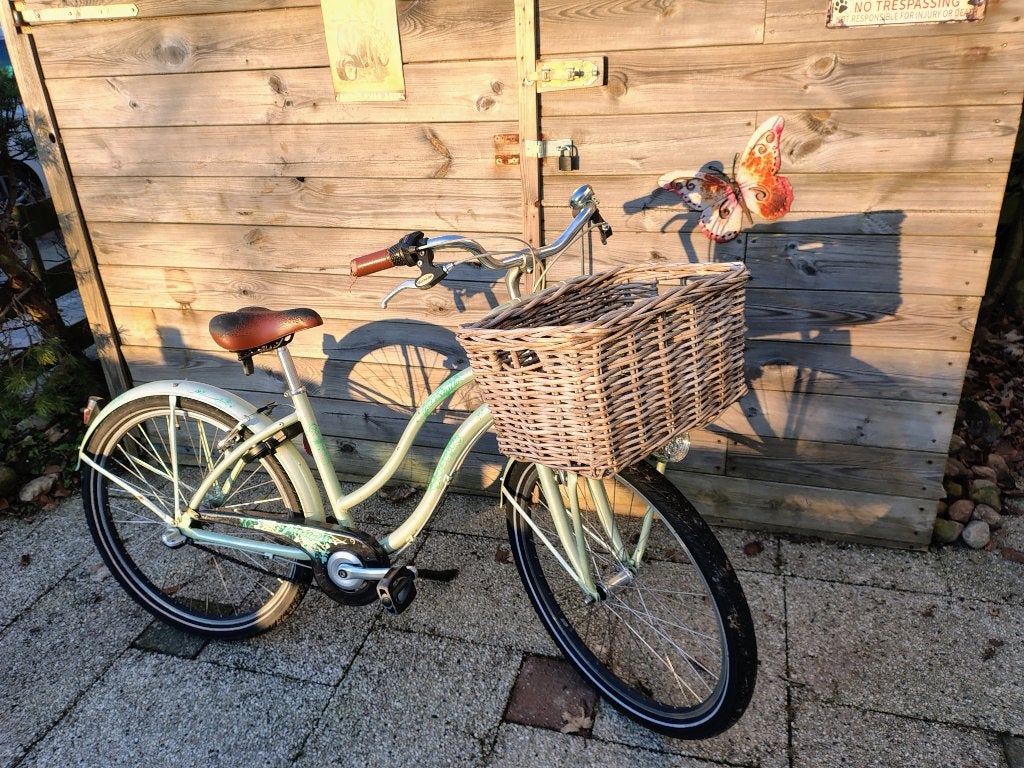 Mooië retro Gazelle fiets incl. fietsmand, 26 inch banden, Ophalen, Terugtraprem, Gebruikt, 47 tot 50 cm