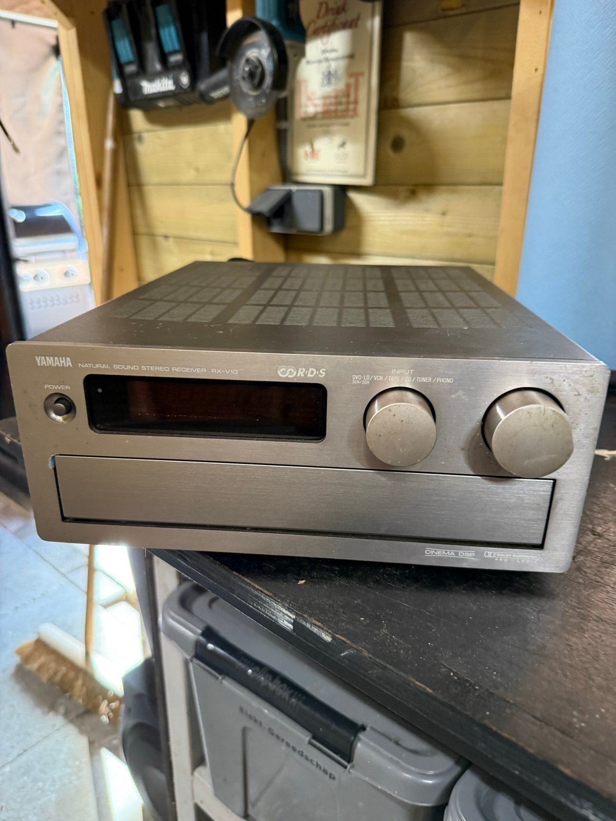 Yamaha RX-V10 Natural Sound Stereo Receiver - 160W, Ophalen, Gebruikt, Yamaha, 120 watt of meer