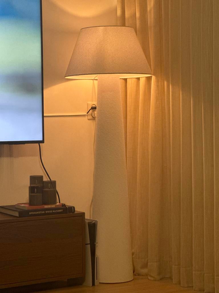 Staande Lamp met Teddy Stof, Ophalen of Verzenden, Zo goed als nieuw, Stof, 150 tot 200 cm