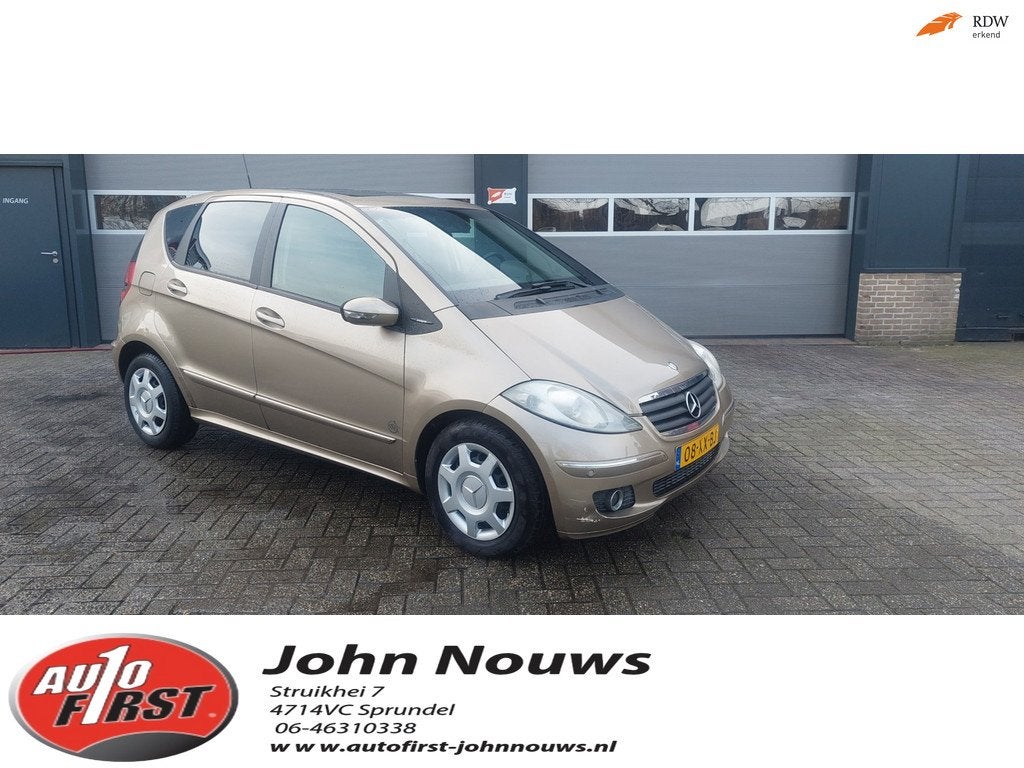 Mercedes-Benz A-klasse 200 Avantgarde, Auto's, Mercedes-Benz, Voorwielaandrijving, 136 pk, Gebruikt, Zwart