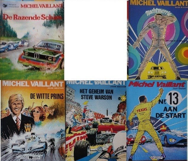 5x Michael Vaillant - Jean Graton, Boeken, Meerdere stripboeken, Ophalen of Verzenden, Gelezen, Jean Graton