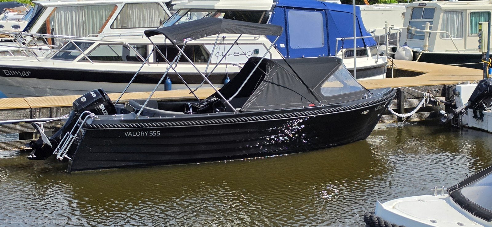 Nieuw in doos. Sunmaster Biminitop 3 boogs, zwart., Watersport en Boten, Ophalen of Verzenden, Nieuw