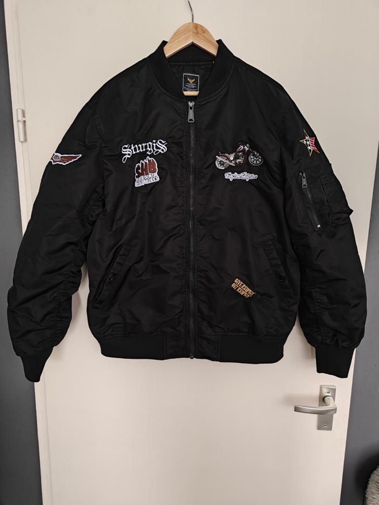 Nieuwe Troy Lee Designs & Sturgis bomberjack mt L, Maat 52/54 (L), Verzenden, Zwart, Nieuw