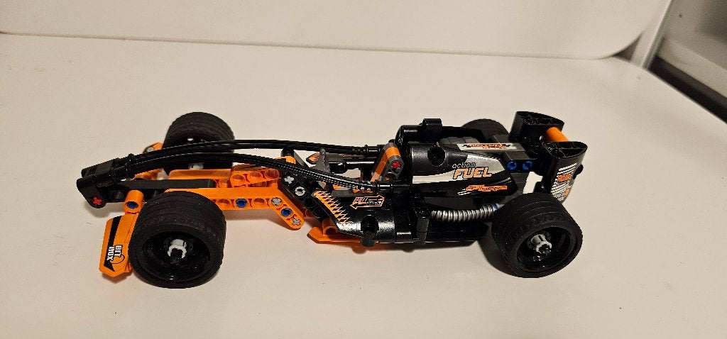 LEGO technic 42026 Black Champion Racewagen pullback, Lego, Ophalen of Verzenden, Zo goed als nieuw, Compleet