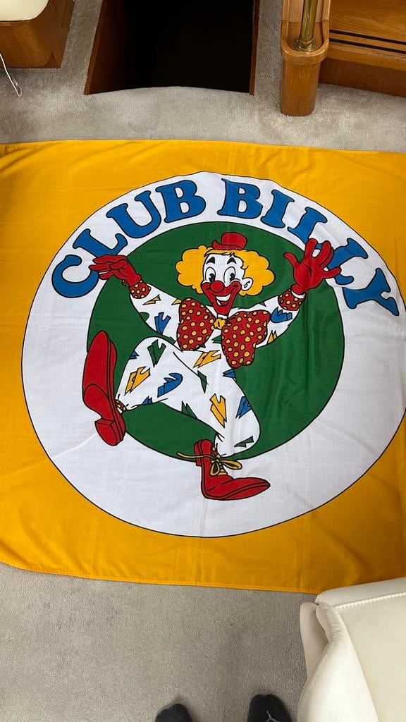 Vlag Club Billy, Ophalen of Verzenden, Zo goed als nieuw