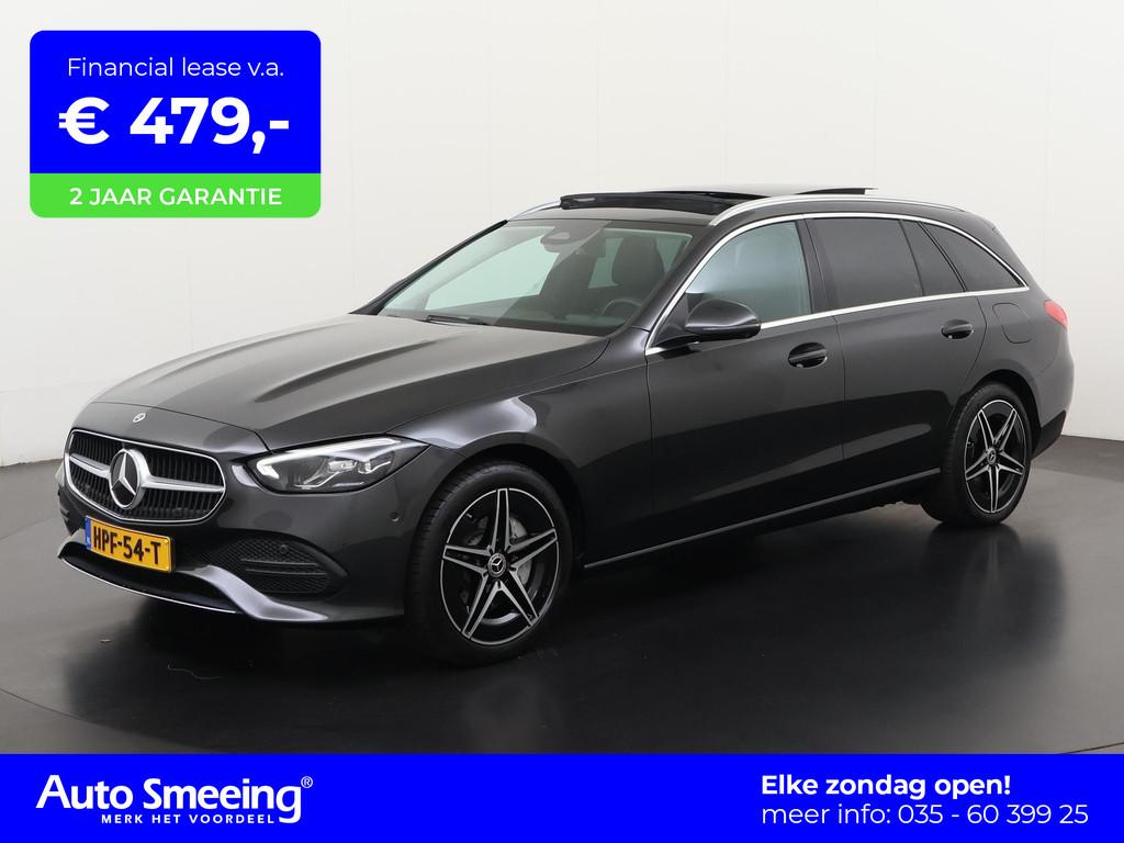 Mercedes-Benz C-klasse Estate 300 e Luxury Line | Panoramada, Auto's, Mercedes-Benz, Automaat, 12 maanden, Achterwielaandrijving