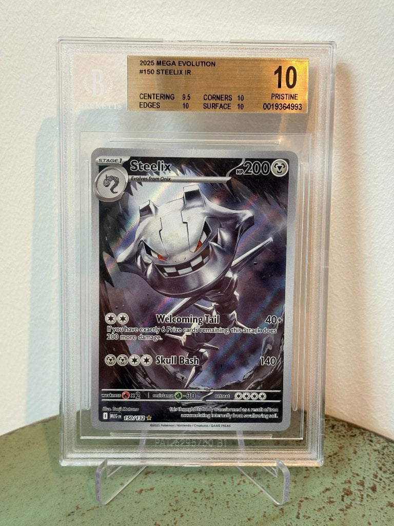 Steelix IR 150: BGS 10, Ophalen of Verzenden, Zo goed als nieuw, Losse kaart, Foil