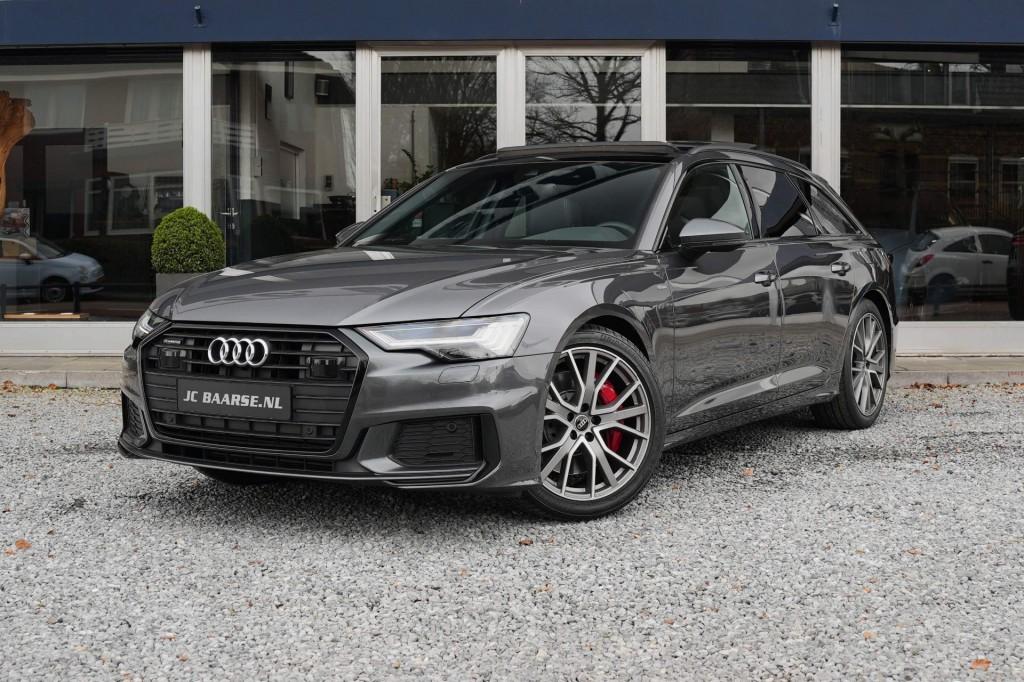 Audi A6 55 TFSI E QUATTRO S LINE, 53 km, Gebruikt, Hybride Elektrisch/Benzine, Zilver of Grijs