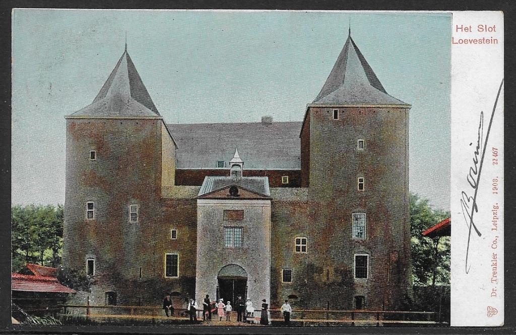 468 Het Slot Loevestein, Ophalen of Verzenden, Voor 1920, Gelopen, Zuid-Holland