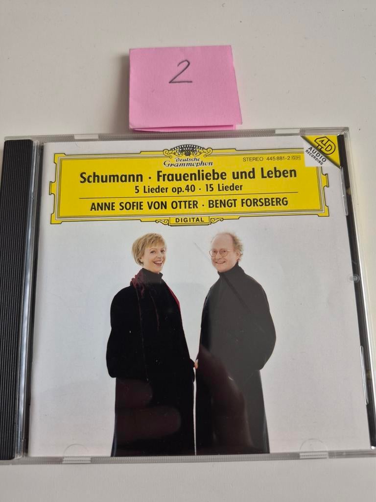 Schumann: Frauenliebe und Leben - Anne Sofie von Otter CD, Ophalen of Verzenden, Romantiek, Gebruikt, Vocaal