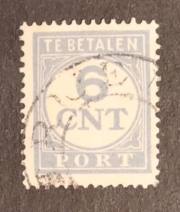 nederland nvph p70 port 70, Verzenden, T/m 1940, Gestempeld