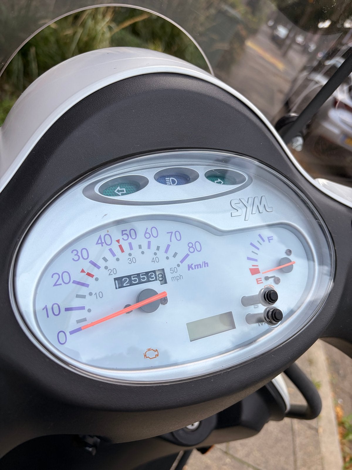 Sym Fiddle 2 scooter - start niet, achterband vervangen, Ophalen, Gebruikt, Benzine, Fiddle