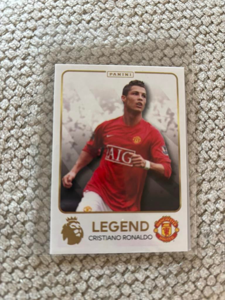 Panini FIFA 365 Legend Cristiano Ronaldo Manchester United, Ophalen of Verzenden, Zo goed als nieuw, Buitenlandse clubs, Spelerskaart