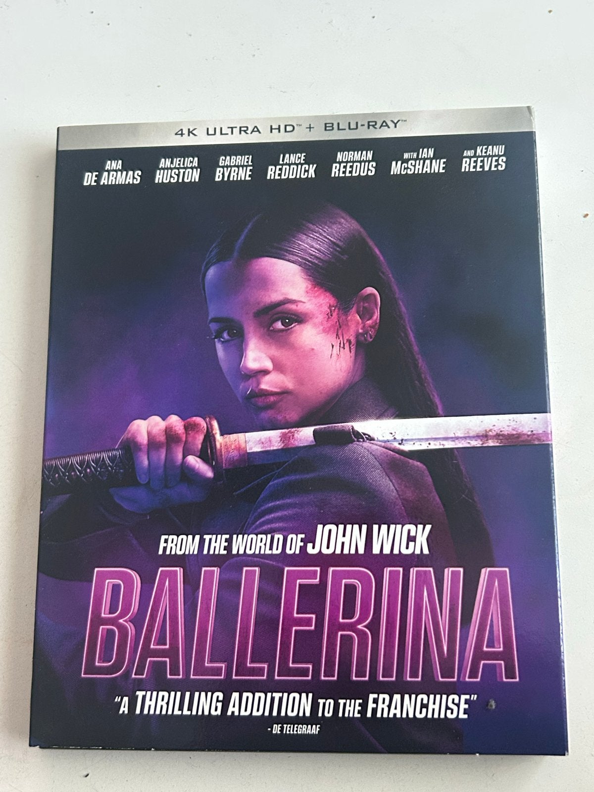 Ballerina 4K Ultra HD + Blu-ray - John Wick spin-off, Cd's en Dvd's, Blu-ray, Vanaf 16 jaar, Verzenden, Nederlands, Film