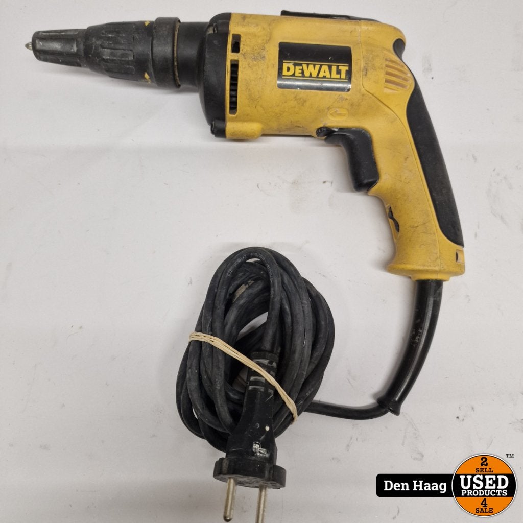 Dewalt DW274K-QS 540w 10Nm gipskartonschroevendraaier | Inc, Dewalt, Zo goed als nieuw, Support@dewalt.com, 701 E. Joppa Road
Towson, MD 21286
USA