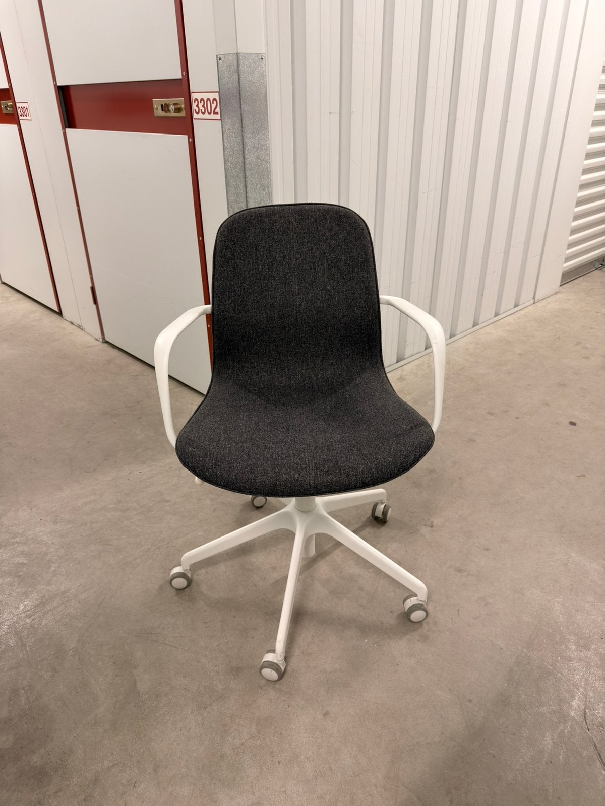IKEA LÅNGFJÄLL Office and Home Chair, Ophalen, Gebruikt, Grijs, Balstoel