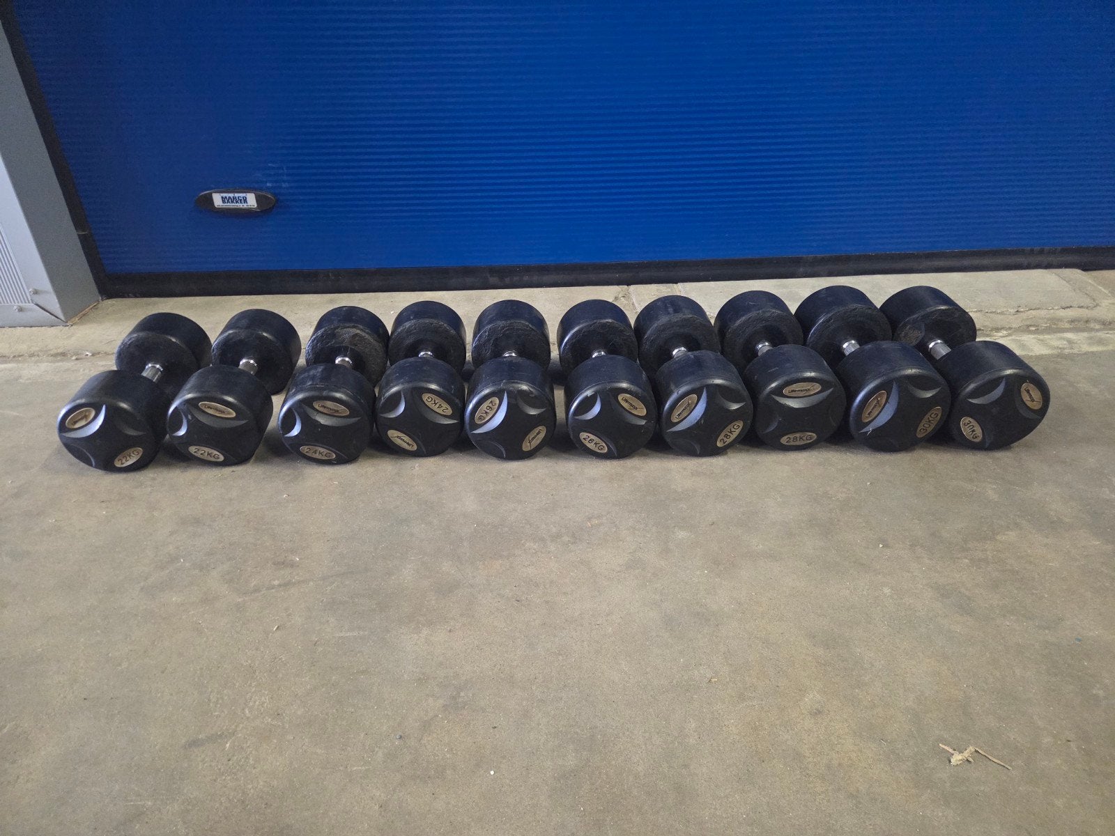 Lifemaxx dumbells gewichten van 22 tot 30kg, Ophalen, Dumbbell