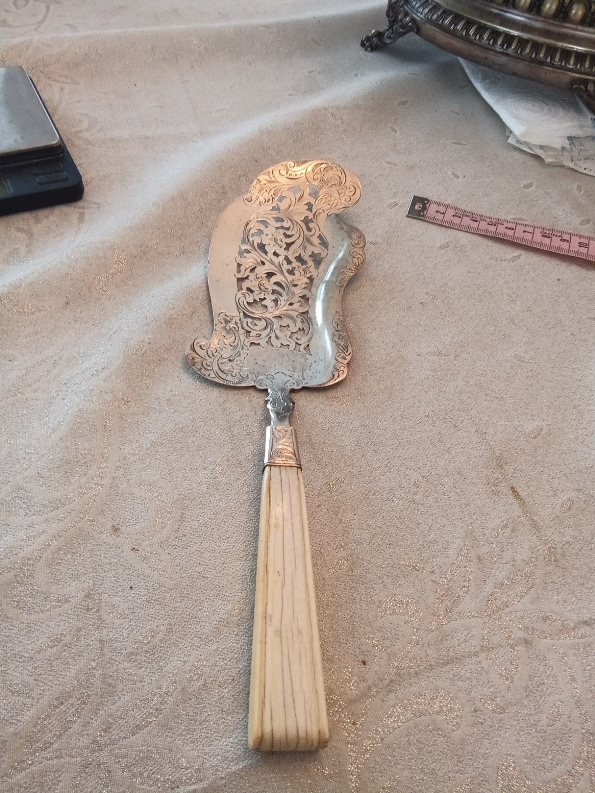 antieke visscheop., Antiek en Kunst, Ophalen of Verzenden