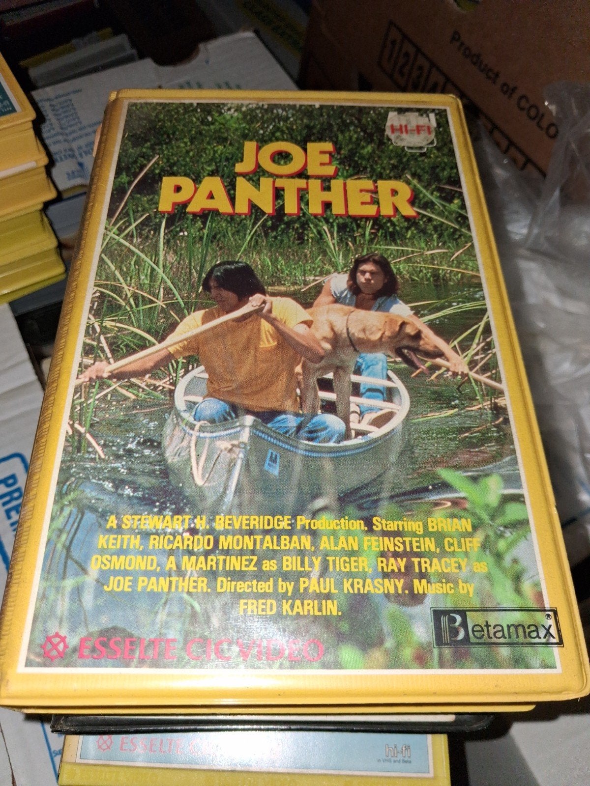 Betamax ex-rental  - Joe Panther, Vanaf 16 jaar, Ophalen of Verzenden, Gebruikt, Horror