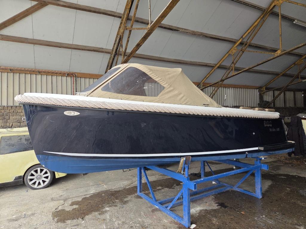 Maxima 600 sloep met 20 PK Honda motor in goede staat, Watersport en Boten, Ophalen, Tender, Gebruikt, Binnenboordmotor