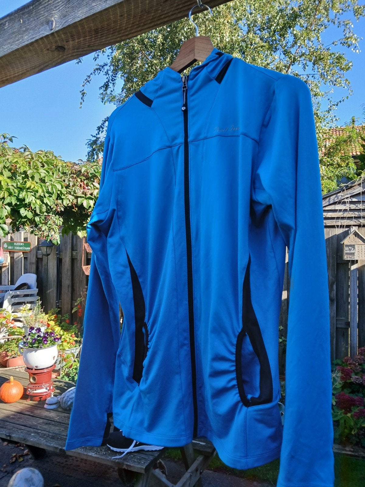Pearl Izumi sportjack dames XL - Blauw nieuw, Blauw, Maat 42/44 (L), Nieuw, Ophalen of Verzenden