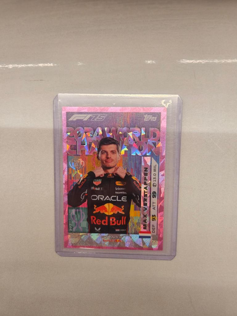 277 max verstappen worldchampion topps turbo attax f1 2025, Hobby en Vrije tijd, Stickers en Plaatjes, Ophalen of Verzenden, Nieuw