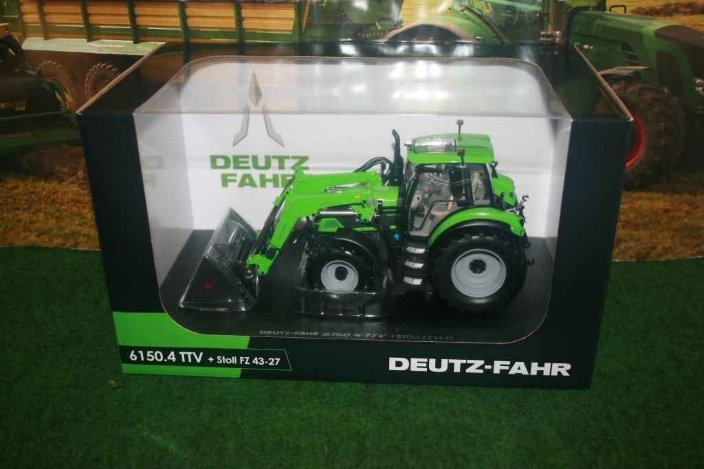 Boeryes: Boeryes: Deutz-Fahr 6150.4 TTV met Stoll FZ 43-27, Ophalen of Verzenden, Nieuw, Tractor of Landbouw, Universal Hobbies