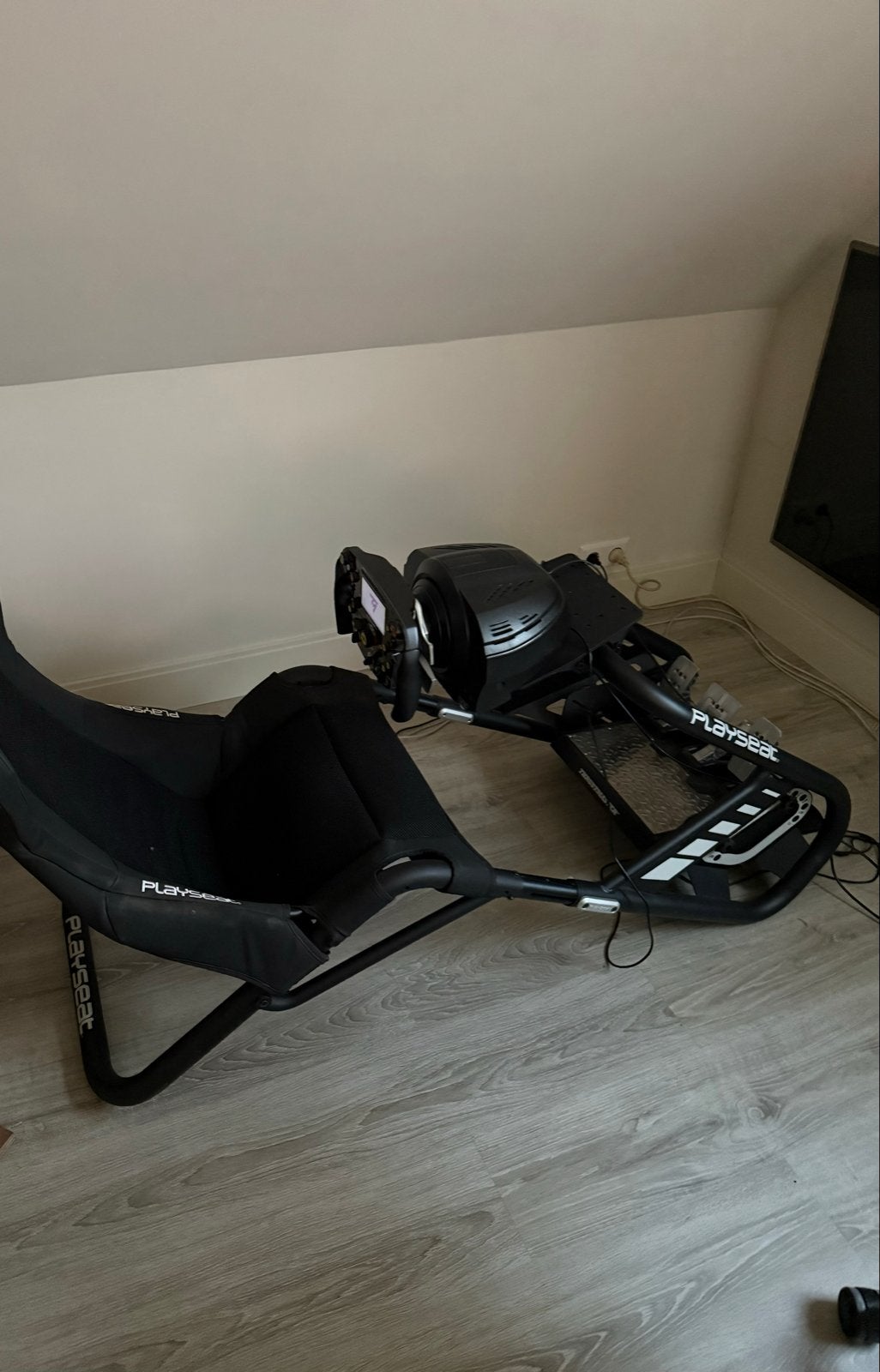 Playseat met Thrustmaster Ferrari F1 stuur, Spelcomputers en Games, Spelcomputers | Overige, Ophalen, Overige merken, Zo goed als nieuw