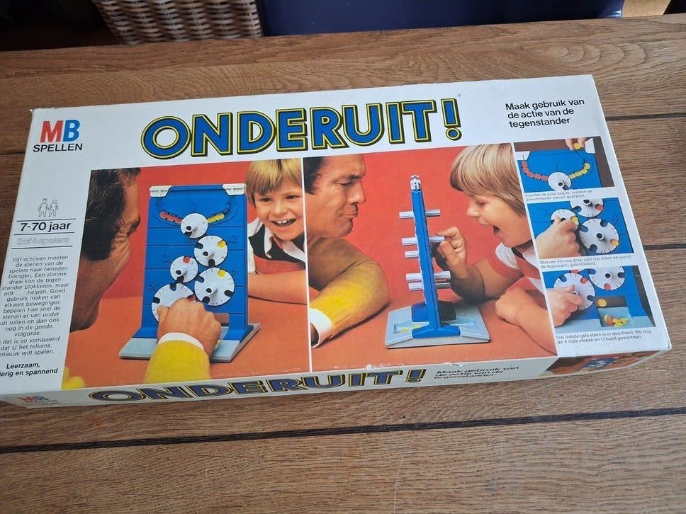 Onderuit! MB Spellen spel, Een of twee spelers, Ophalen of Verzenden, Gebruikt, MB Spellen