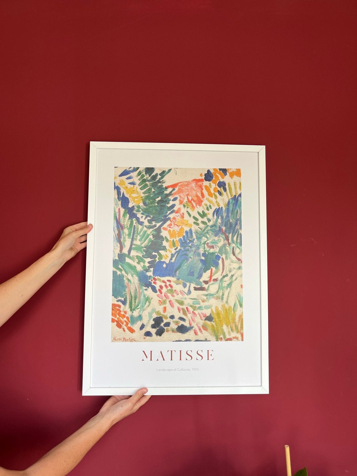 Matisse print incl witte lijst, Ophalen, 50 – 75, 50 tot 75 cm, Print