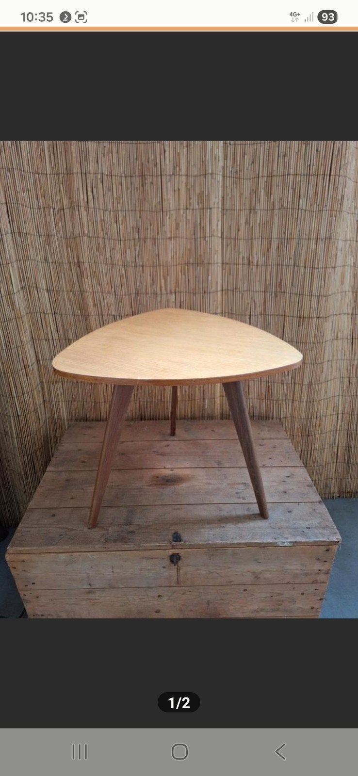 Vintage bijzettafeltje, Ophalen of Verzenden