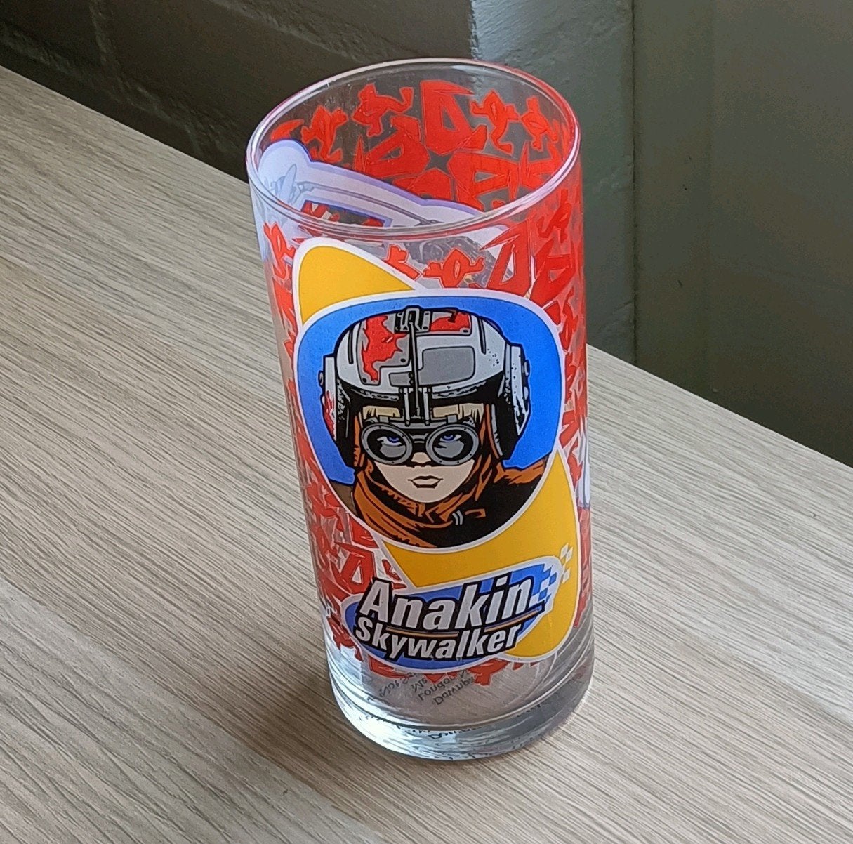 Star Wars Anakin Skywalker lang drink glas, Verzamelen, Star Wars, Ophalen of Verzenden