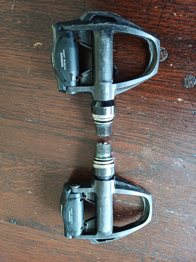 Dura Ace R9100 pedalen SPD-SL, Fietsen en Brommers, Fietsonderdelen, Crankstel of Pedalen, Gebruikt, Ophalen of Verzenden, Shimano