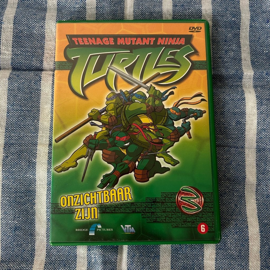 Teenage Mutant Ninja Turtles – Onzichtbaar Zijn – DVD, Gebruikt, Tekenfilm, Overige soorten, Ophalen of Verzenden