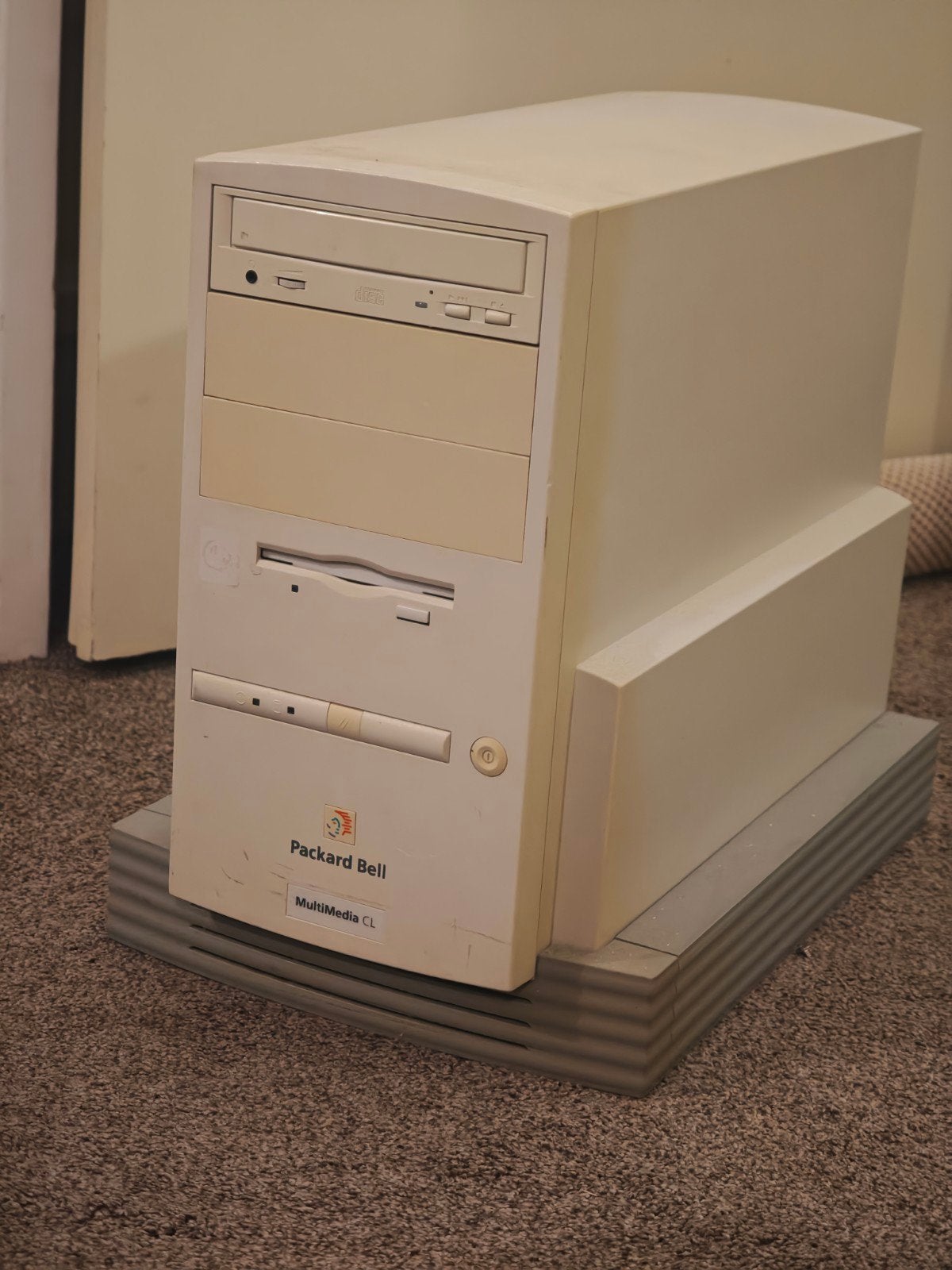 Packard bell pentium 1 mmx pc retro vintage, Computers en Software, Ophalen of Verzenden