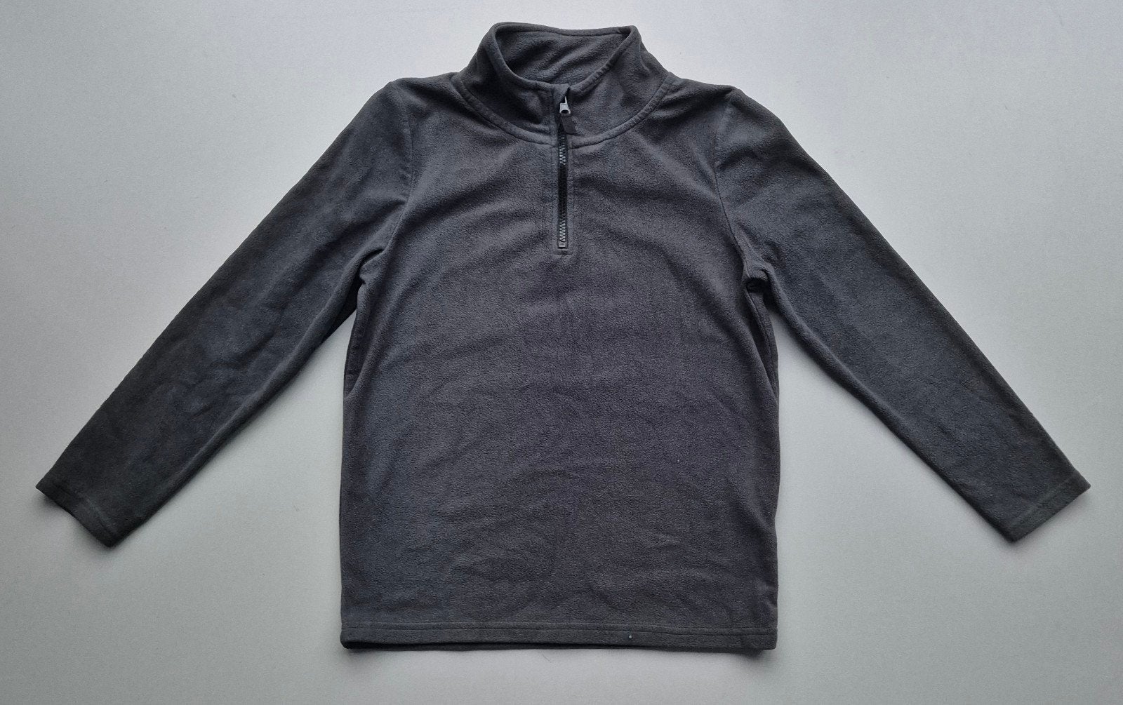 Donkergrijze fleece ski pully - maat 146/152, C&A, Jongen of Meisje, Ophalen of Verzenden, Zo goed als nieuw