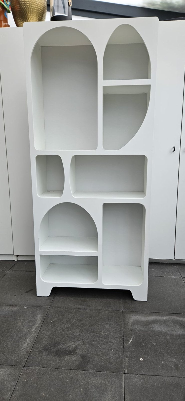 Grote vakken kast 80 cm x 35 cm en 1.80 cm hoog, Ophalen, Zo goed als nieuw