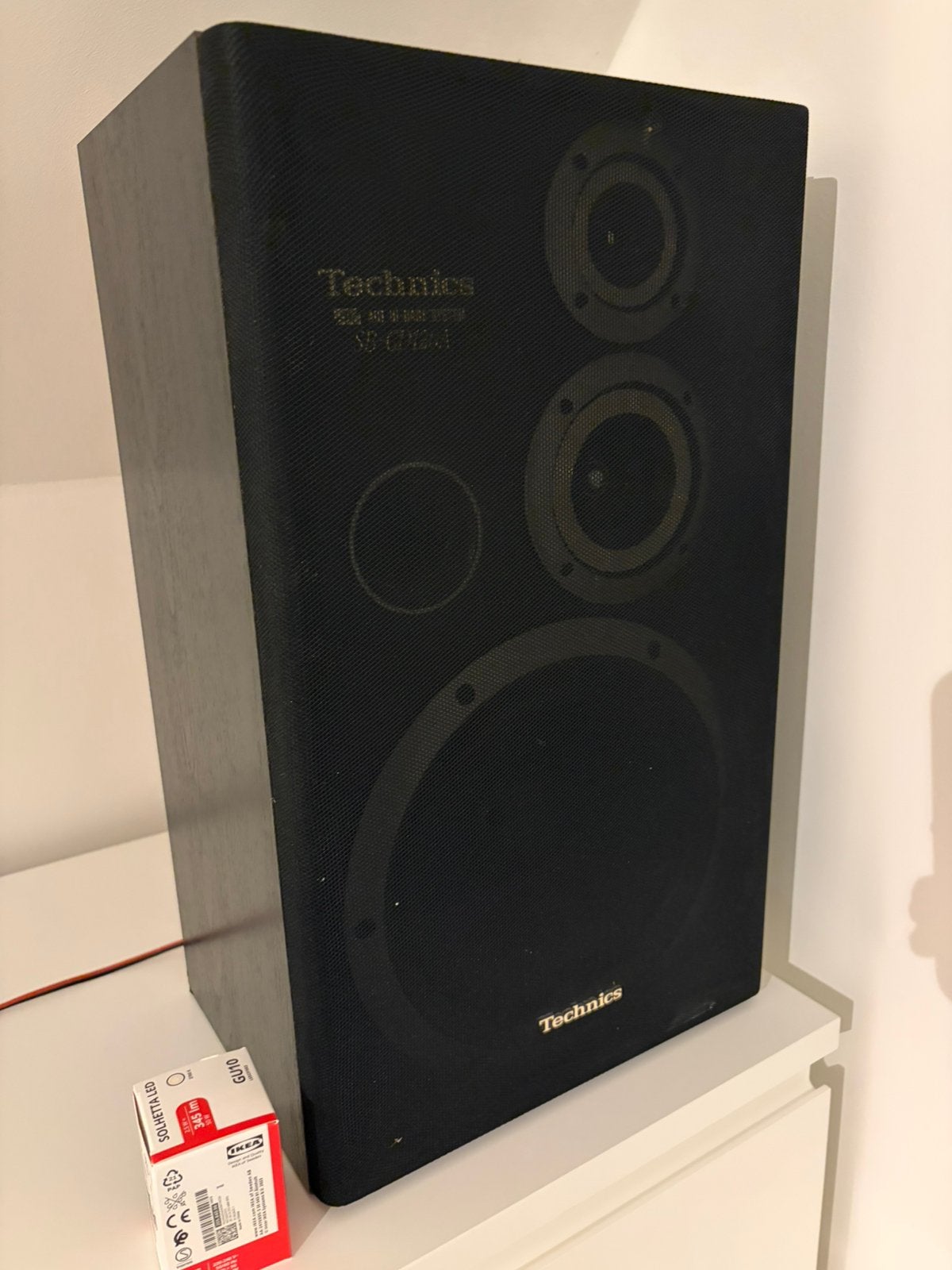 Technics SB-CD120 3-weg luidsprekers, Stereo speakers, Gebruikt, 60 tot 120 watt, Basreflex