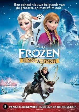 FROZEN   SING - A - LONG      filmposter., Verzamelen, Posters, Rechthoekig Staand, Verzenden, Nieuw, A1 t/m A3